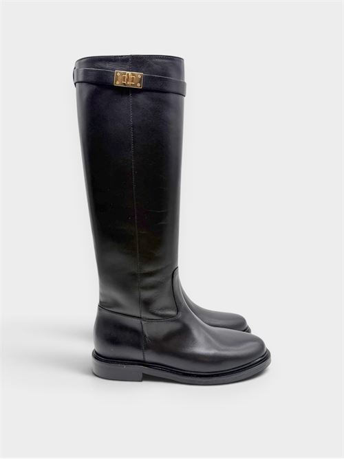 Damenstiefel mit Schnalle IL LACCIO | GS5537341VITELLONERO